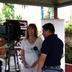 At dedication of well for San Antonio School