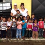 Nancy and Deanna at pre-school in Chukmuk