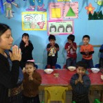 San Antonio pre school praying