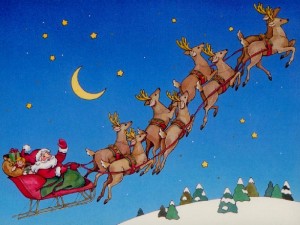 Santa-In-Sleigh