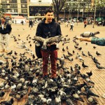 Alex with birds