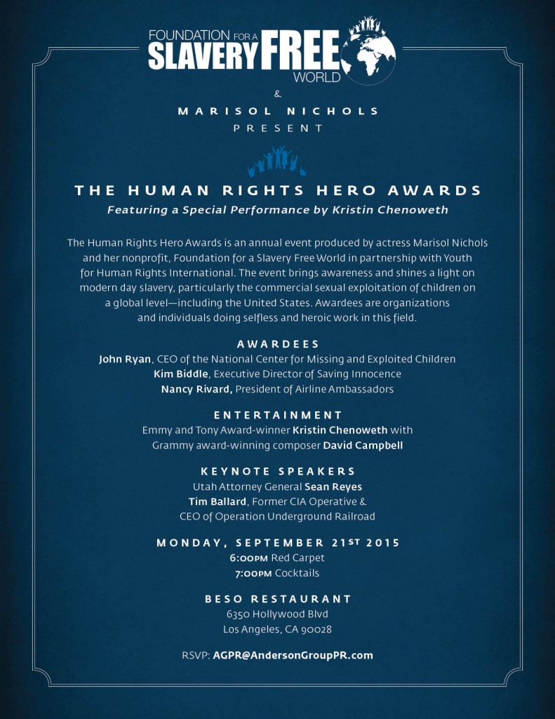 HUMAN RIGHTS HERO AWARDS 2015-2