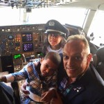 kids in cockpit